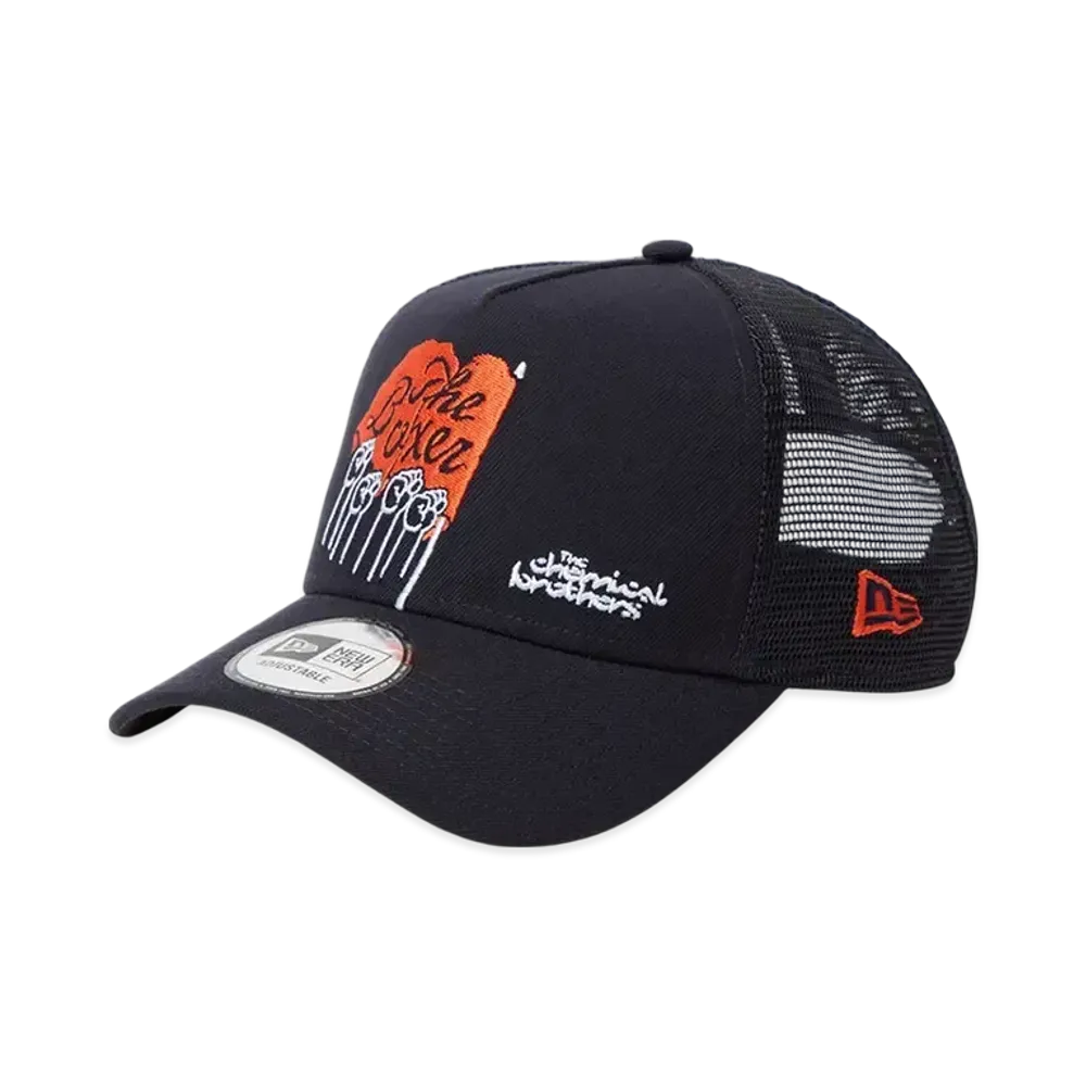 NEW ERA x The Chemical Brothers The Boxer 9Forty A-Frame Tracker "Navy"