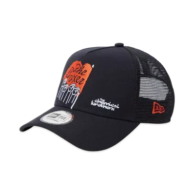 NEW ERA x The Chemical Brothers The Boxer 9Forty A-Frame Tracker "Navy"