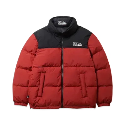 FIRST DOWN Bubble Down Jkt Microft "Red"