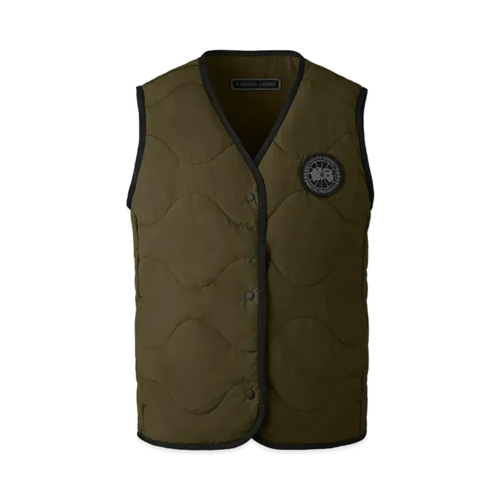 CANADA GOOSE Annex Liner Vest Black Label "Military Green"