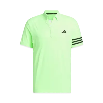 adidas 3 Stripes Mesh Vent Polo "Green Spark"