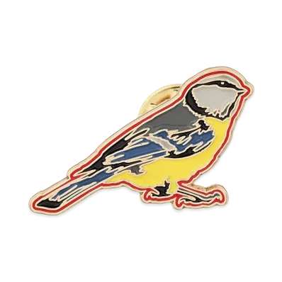 Barbour x Paul Smith Bird Pin Badge "Golden Yellow"