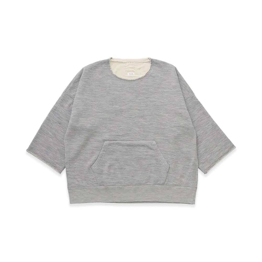visvim Burrow Dual Sweat (Superfine) "Grey"