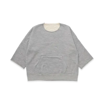 visvim Burrow Dual Sweat (Superfine) "Grey"