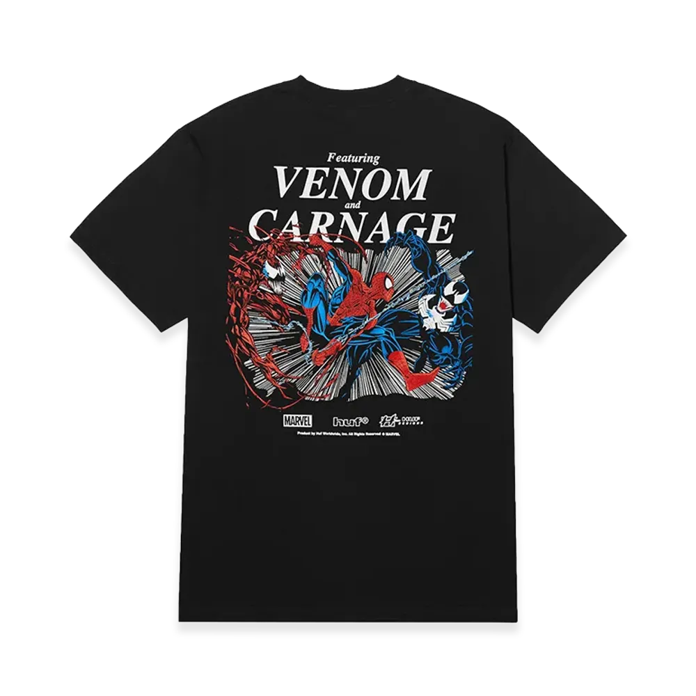 HUF x Spider-Man Maximum Carnage Tee "Black"