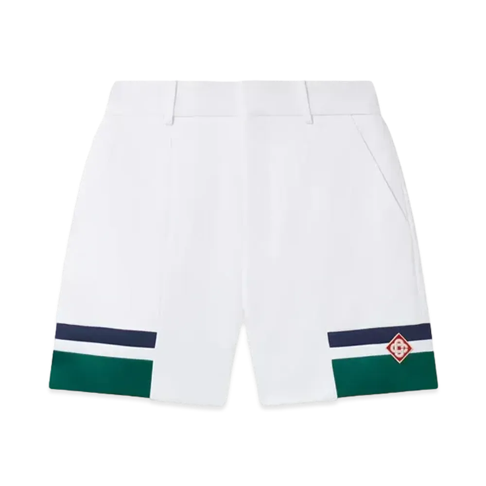 Casablanca Sports Tailoring Shorts "White"