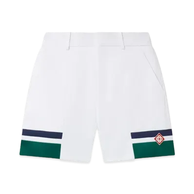 Casablanca Sports Tailoring Shorts "White"