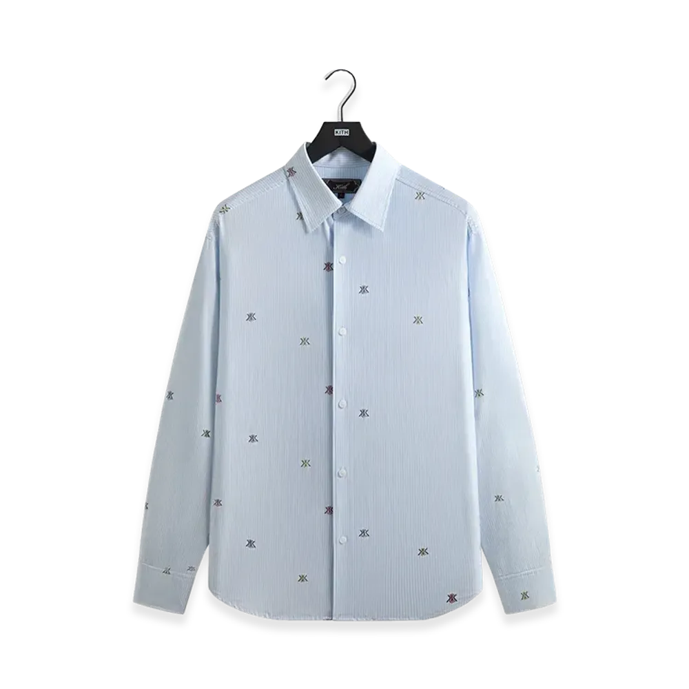 Kith Multi Crest Jacquard Georgie Shirt "Multi"