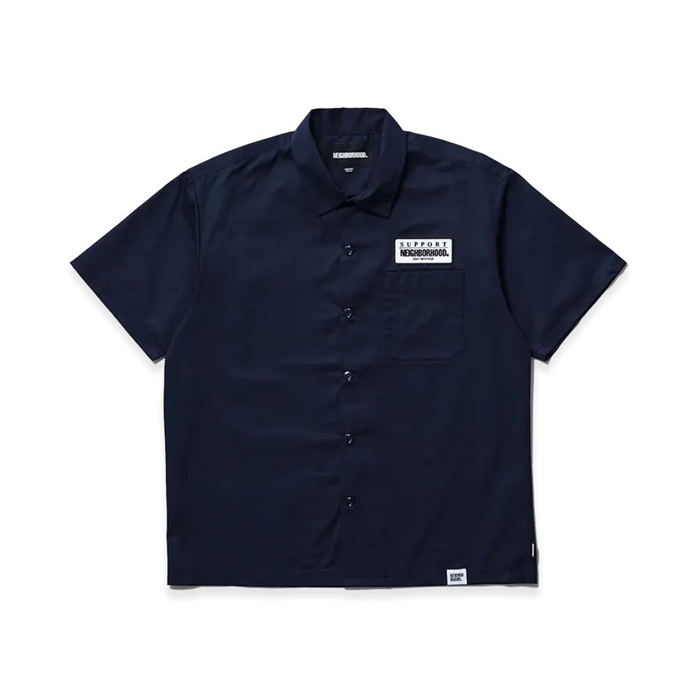 NEIGHBORHOOD Classic Work Shirt SS-1 "Navy"