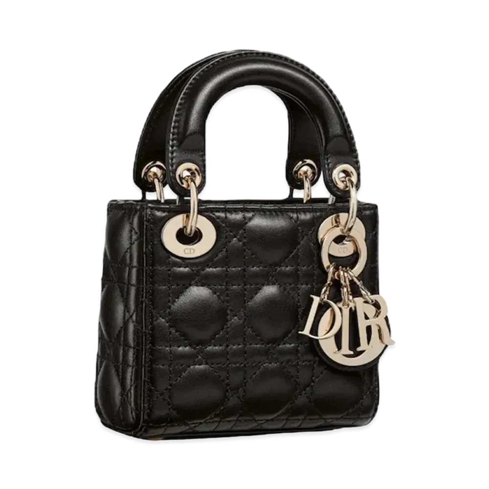 Dior Micro Lady Dior Bag "Black"