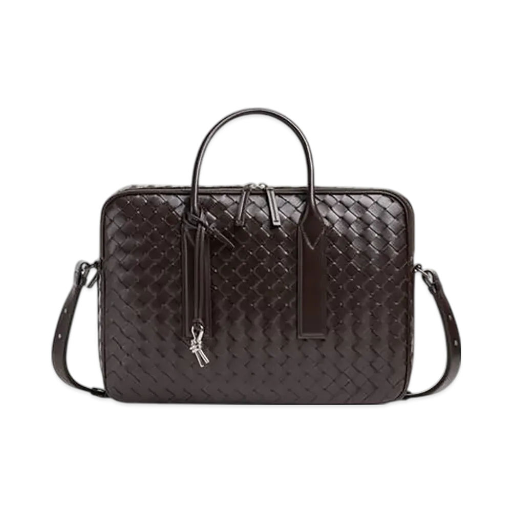 Bottega Veneta Getaway Briefcase "Fondant"