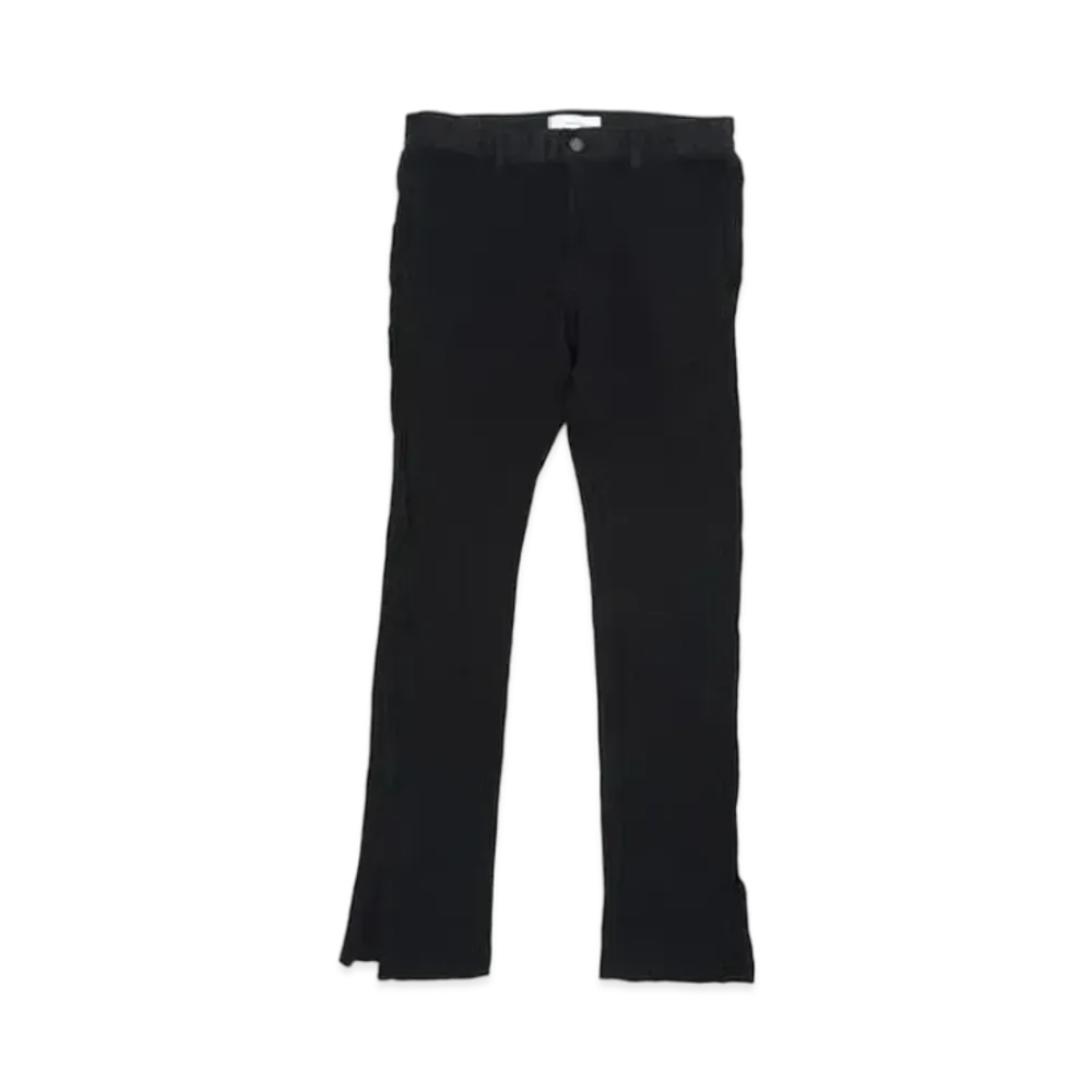 FACETASM Waffle Flare Pants "Black"