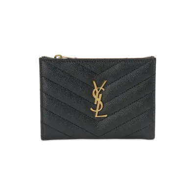 Saint Laurent Donna Bi-fold Wallet "Black"