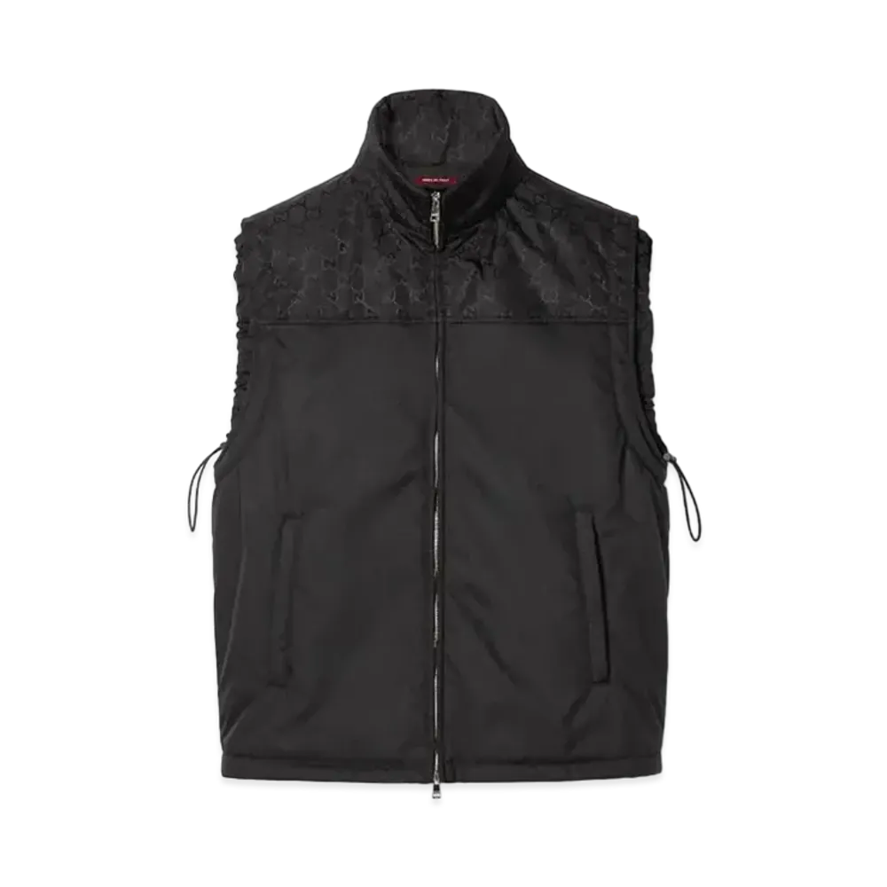 GUCCI GG Heavy Nylon Gilet "Black"