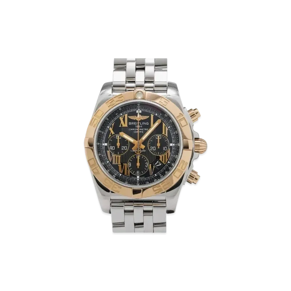 Breitling Chronomat 44 "Black/Stainless Steel/Yellow Gold"