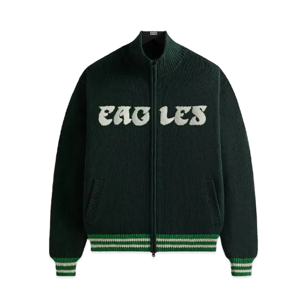 Kith & '47 For The NFL: Eagles Wyona Full Zip Sweater "Stadium"
