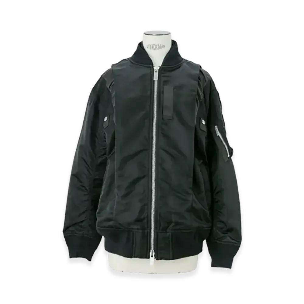 sacai Nylon Twill Blouson "Black"