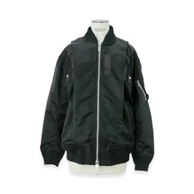 sacai Nylon Twill Blouson "Black"
