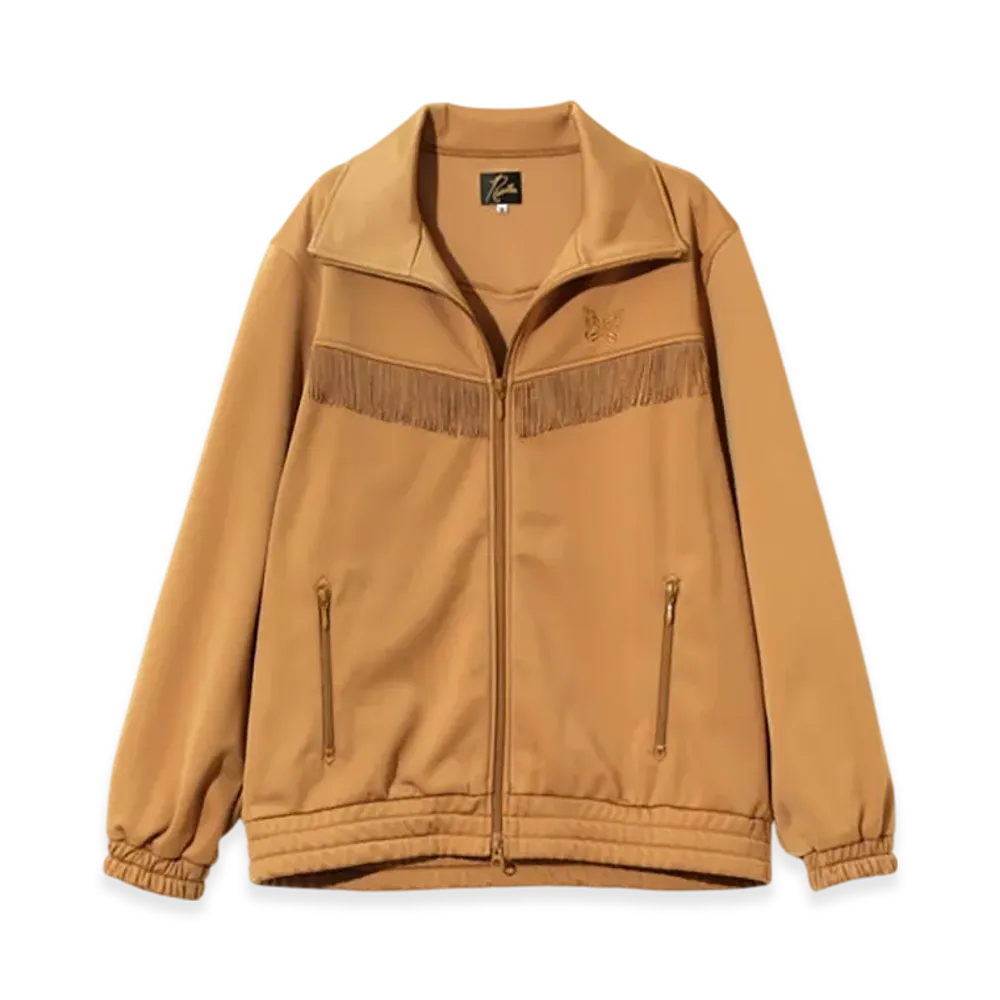 NEEDLES Fringe Track Jacket - Tricot Jersey "Umber"