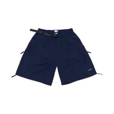 ALOUND Belted Ventilation Nylon Shorts "Dark Navy"