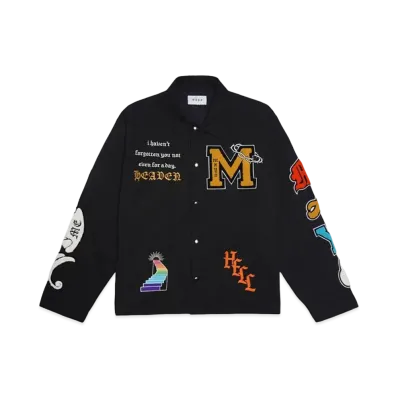 MAYO EXCLUSIVE EMBROIDERY COACH JACKET "BLACK"