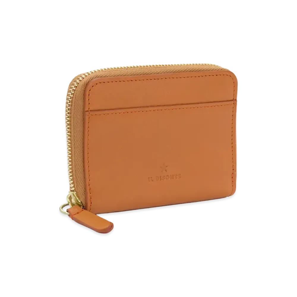IL BISONTE Nina Bi-Fold Zip-Around "Caramel"
