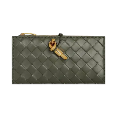 Bottega Veneta Andiamo Long Wallet "Pickle"