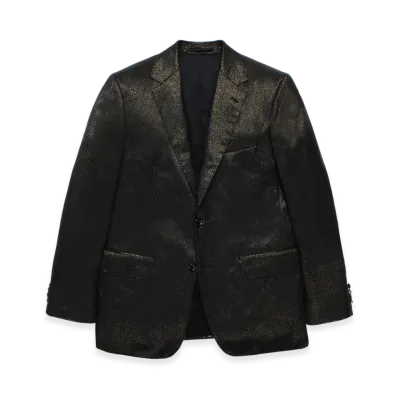 WACKO MARIA x Dormeuil Glitter Single Breasted Jacket "Black/Gold"