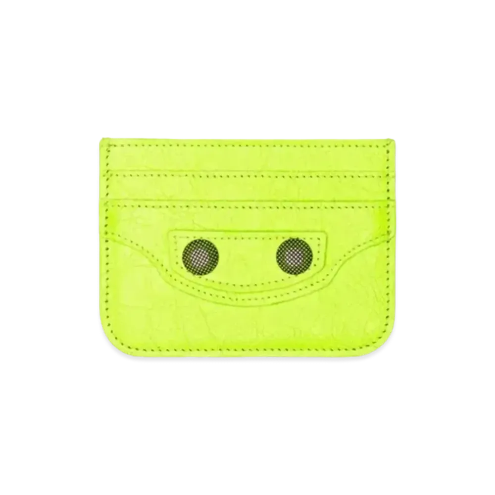 BALENCIAGA Le Cagole Card Holder "Yellow"