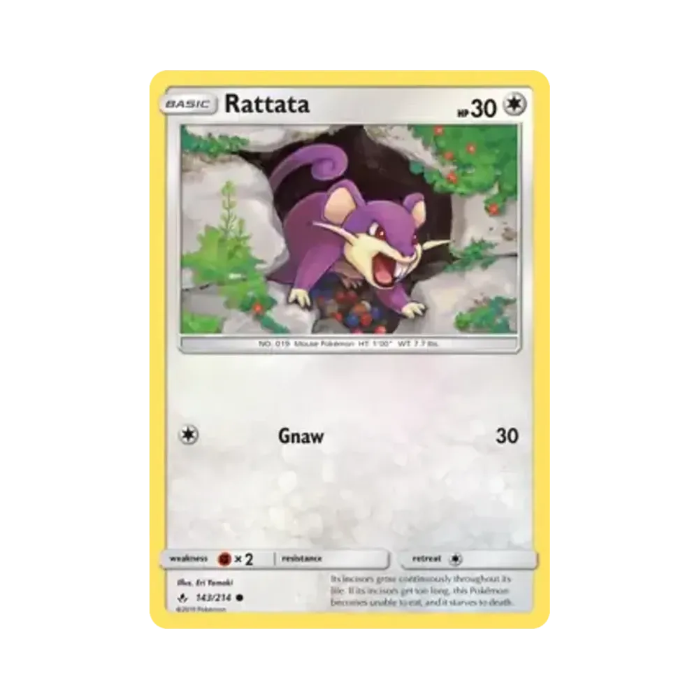 コラッタ C [143/214]【英語版】(サン&ムーン「アンブローケンバンズ」)