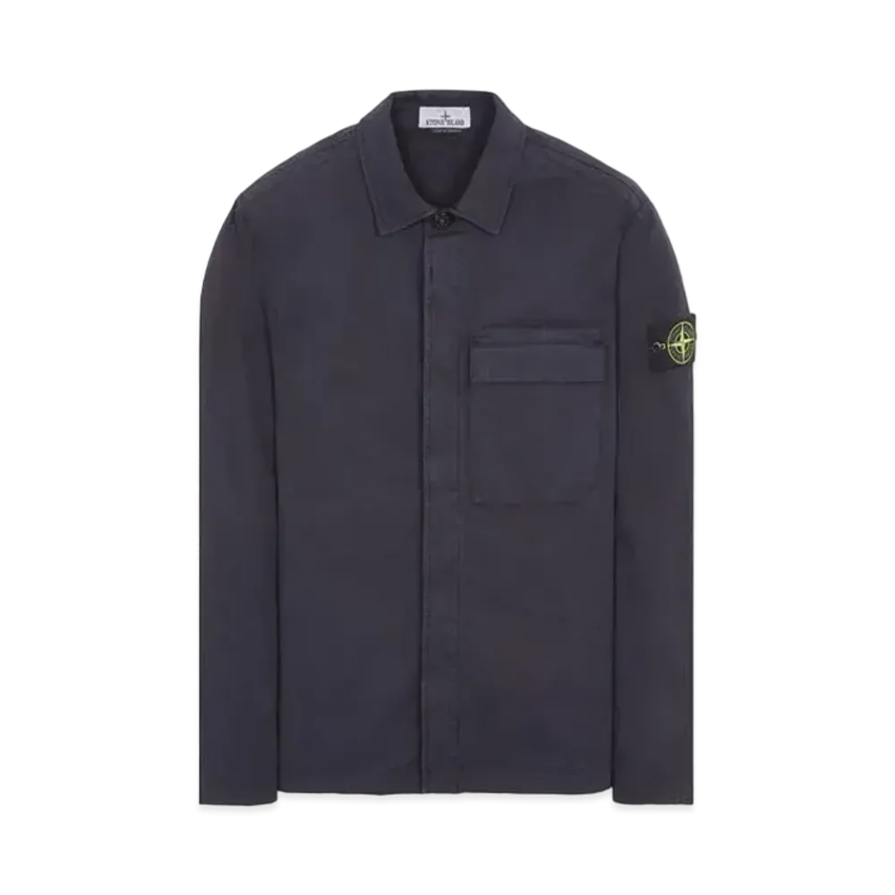 Stone Island 10710 SUPIMA Cotton Twill Stretch-TC "Blue"