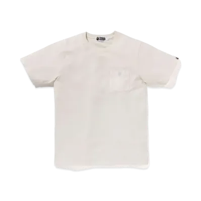 A BATHING APE Gaement Dye One Point Pocket Tee "Ivory"