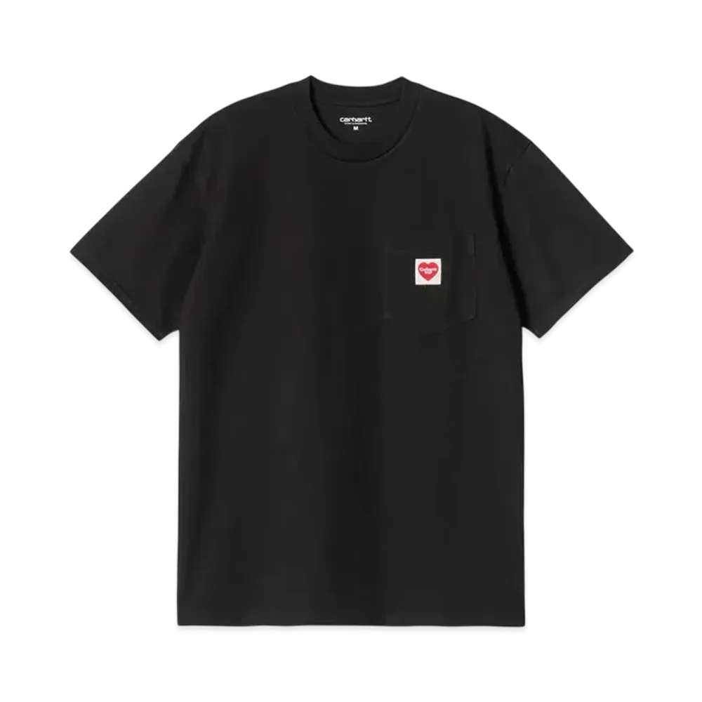 Carhartt WIP S/S Pocket Heart T-Shirt "Black/Red"