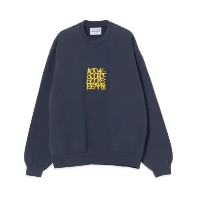 Actual Source x Beams T Sweat Crewneck "Navy"