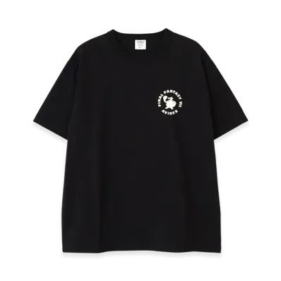 AVIREX x Final Fantasy VII Remake Crew Neck T-Shirt "Caitsith&Moogle" "Black"