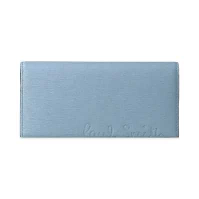 Paul Smith Cropped Logo Long Wallet "SaxBlue"
