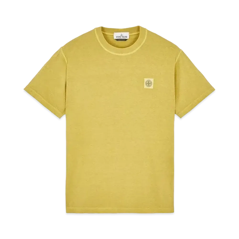 Stone Island 23742 20/1 COTTON JERSEY 'FISSATO' EFFECT_SLIM FIT "Dark Beige"