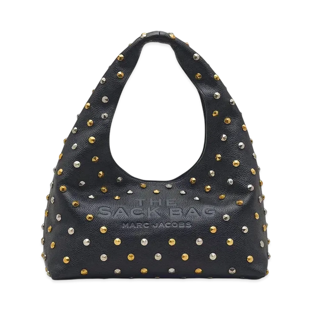 Marc Jacobs The Glam Studded Leather Sack Bag