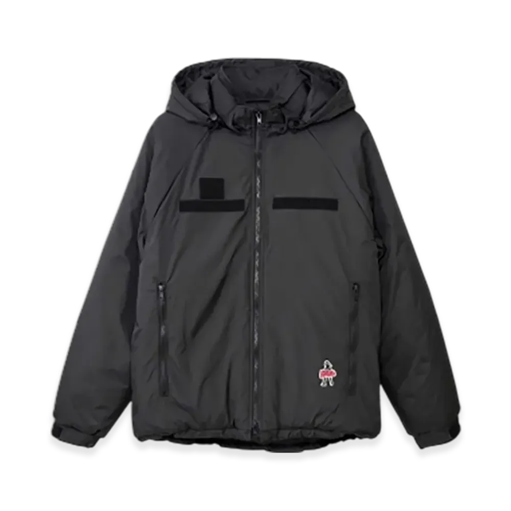HYSTERIC GLAMOUR Vixen Girl Patch Hooded Blouson "Black"