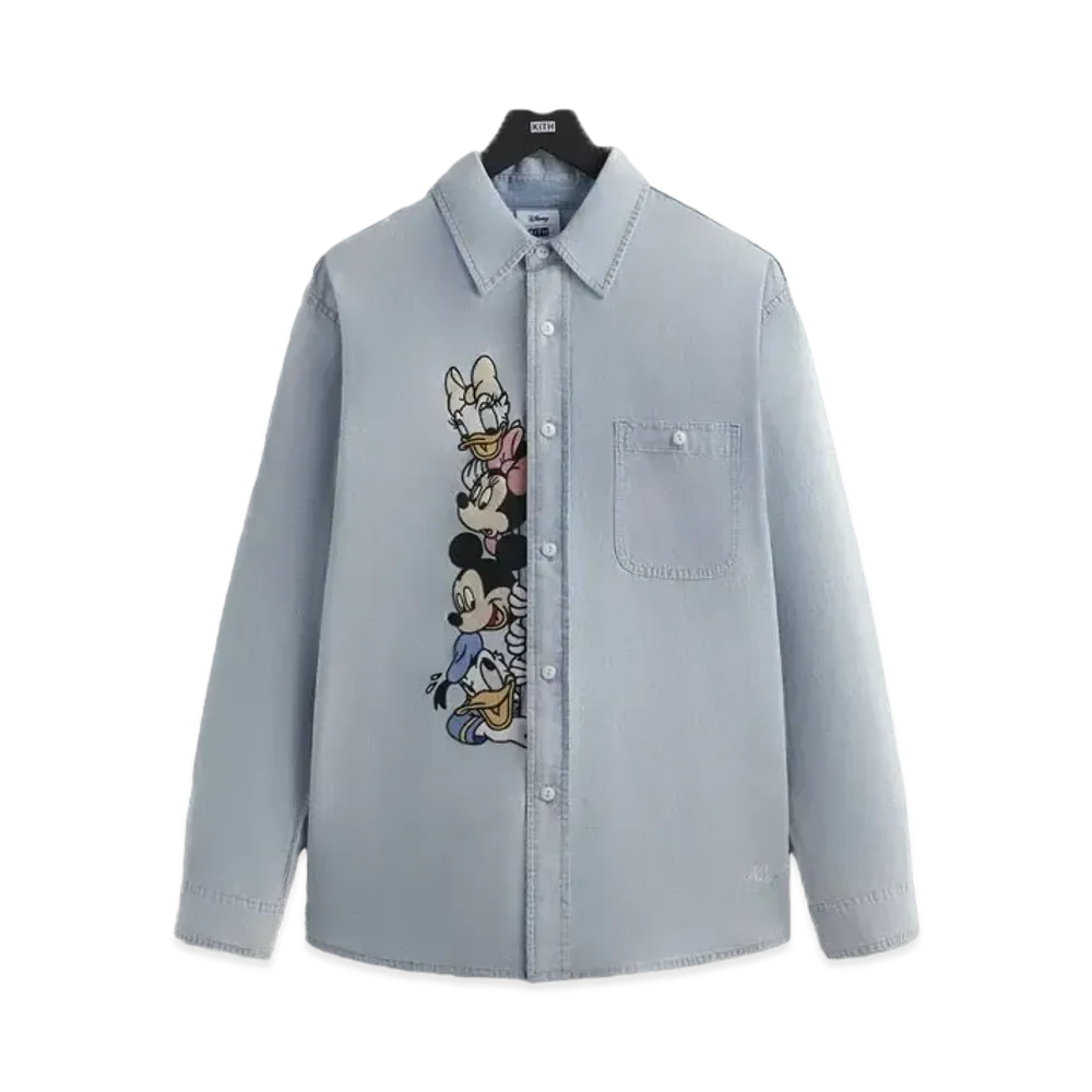 Kith x Disney Mickey & Friends Chambray Apollo "Light Indigo" KHM031712-415