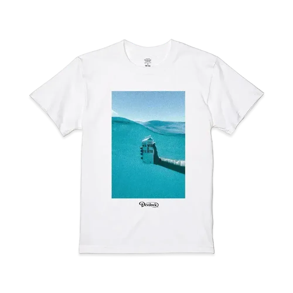 DEVILOCK WATER IS BETTER T-SHIRT "WHITE"