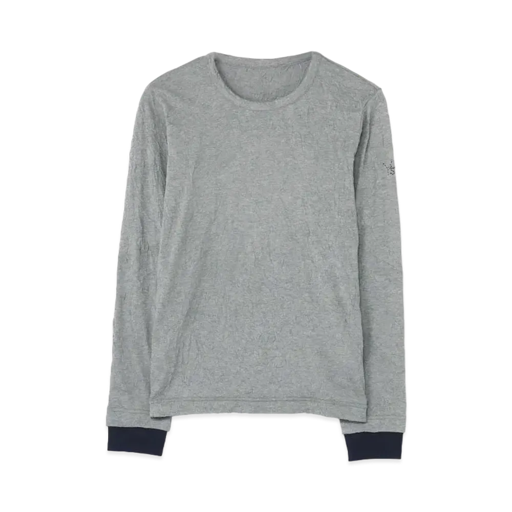 Yohji Yamamoto Y's PLAIN STITCH WRINKLE Y's STITCH LONG T "Gray"