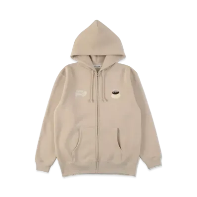 WIND AND SEA x KISSADOPE ZIP HOODIE "Beige"