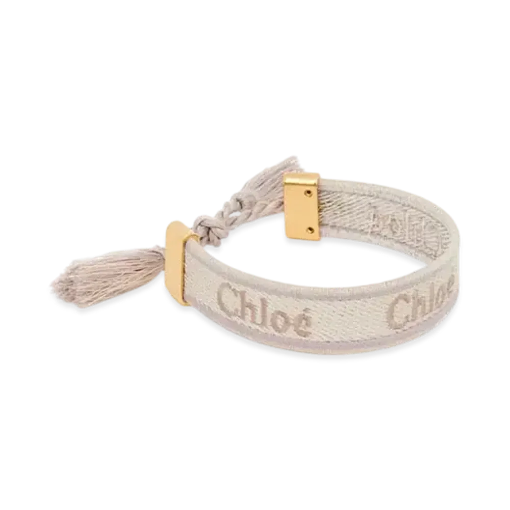 Chloe Woody Bracelet "Beige/Grey"