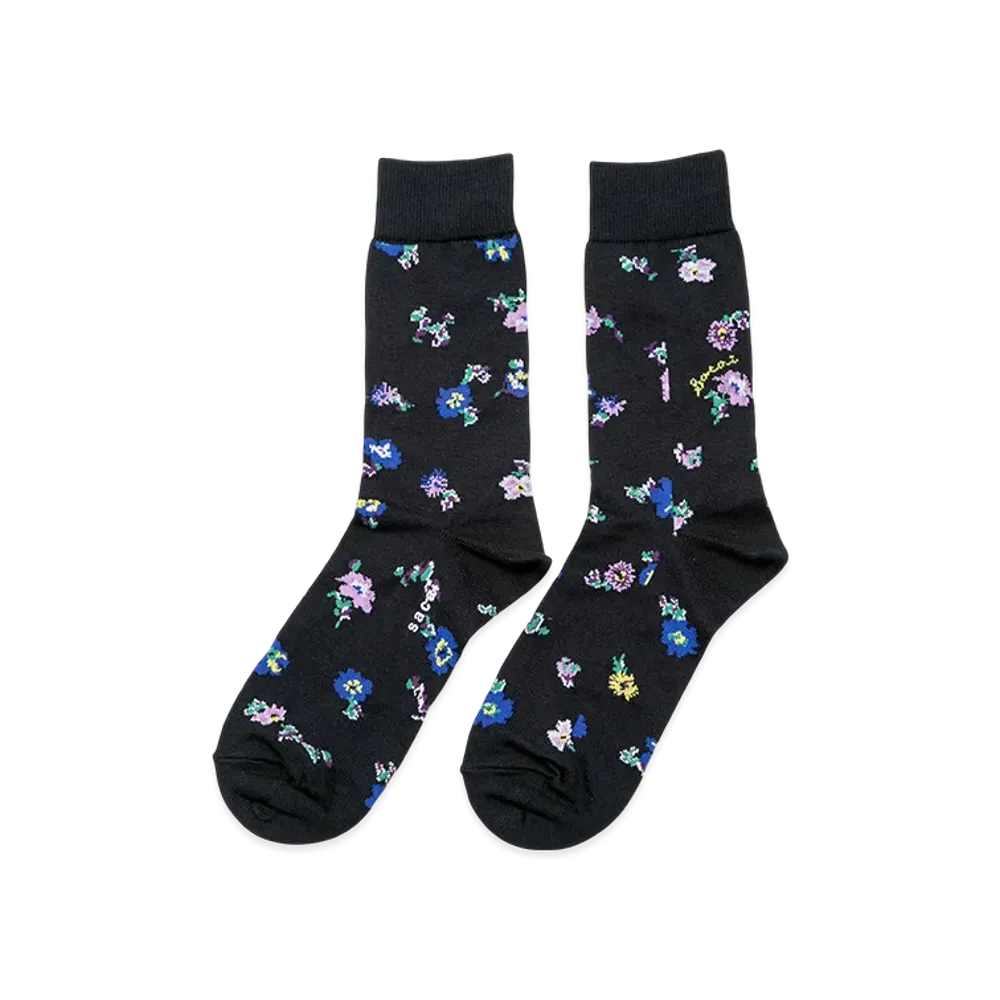 sacai Floral Socks "Black"