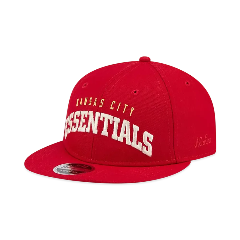 NEW ERA x FEAR OF GOD ESSENTIALS 9FIFTY Kansas City Chiefs "Scarlet"