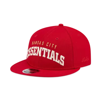 NEW ERA x FEAR OF GOD ESSENTIALS 9FIFTY Kansas City Chiefs "Scarlet"