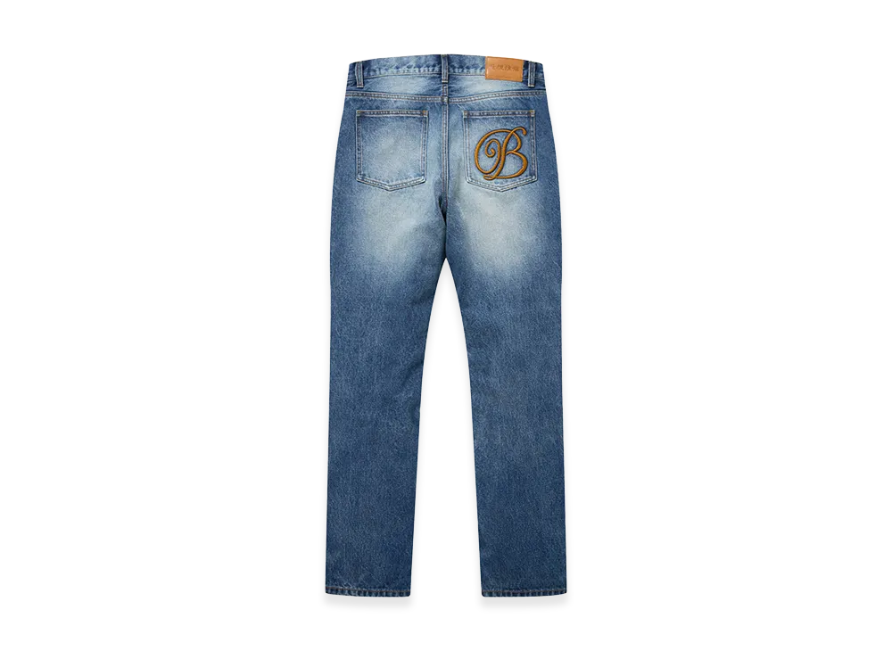 BlackEyePatch B Emblem Slim Fit Jeans "Indigo"
