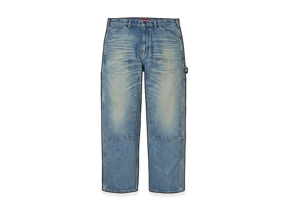 Supreme Worn Double Knee Painter Pant "Denim" (26FW)