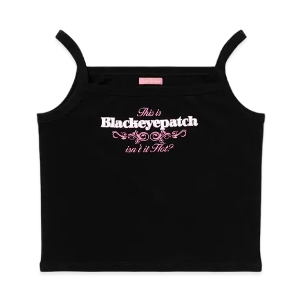 Blackeyepatch This Is BEP Cropped Camisole "Black"
